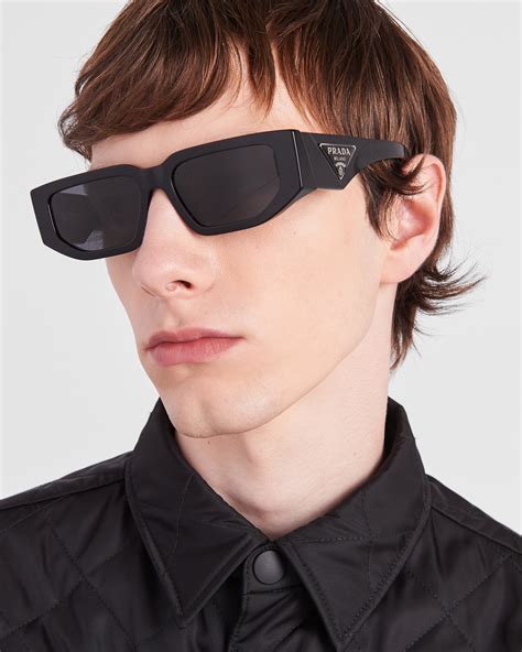 mens prada black sunglasses|Prada symbole sunglasses men's.